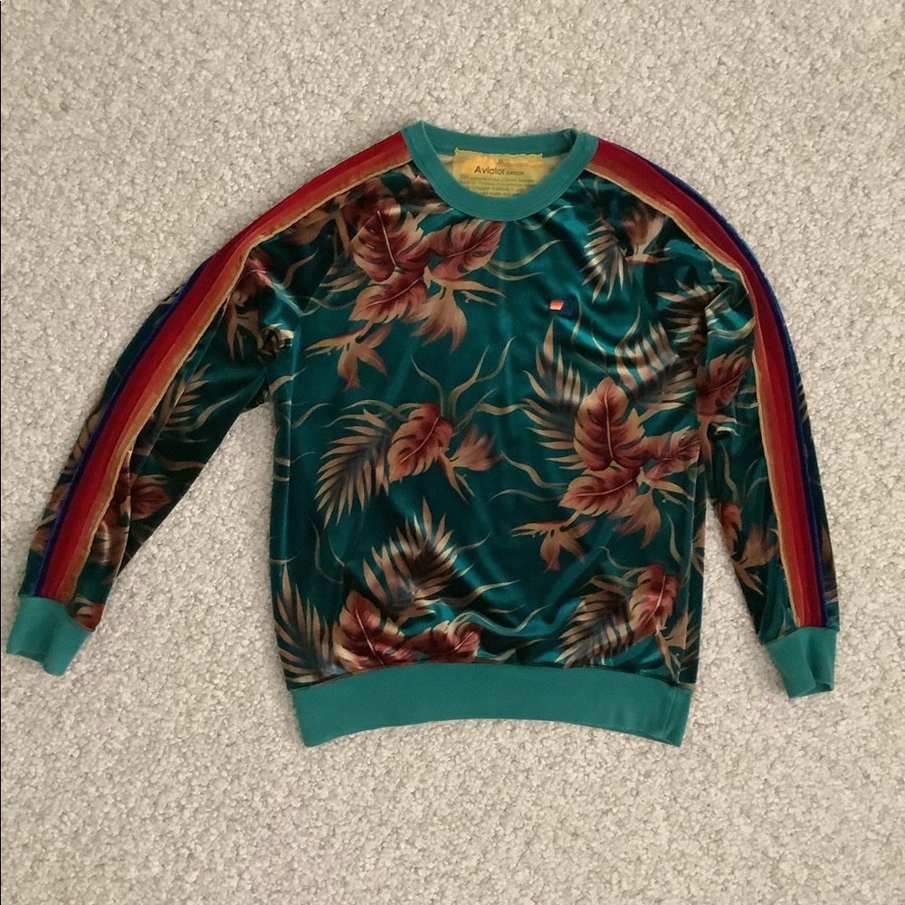 Aviation Nation velvet crew Kauai crew sweatshirt